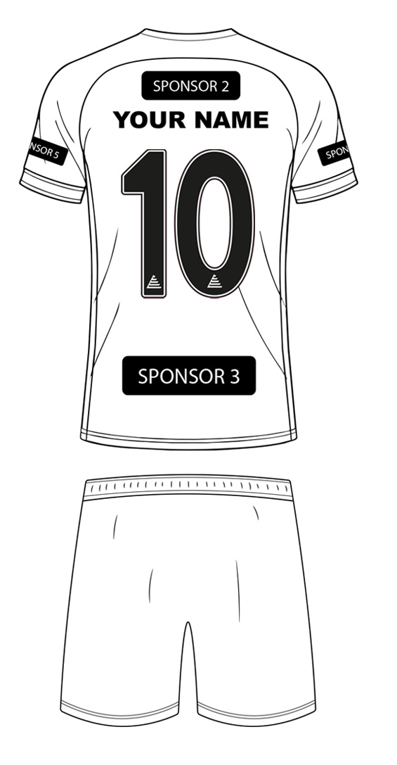 Print Locations Back | Pendle Sportswear Print Locations Back